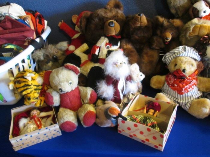 Treasure Trove of Stuffed Animals...Some Very Old