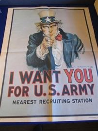 1970's I Want You For US Army Poster - New