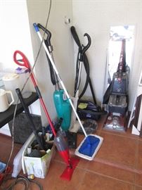 Vacuum Cleaner Department:  Miele Upright Vacuum,    Hoover Power Scrub, Haan Slim & Light Steam Mop,    SteamFast Muli-Use Cleaner
