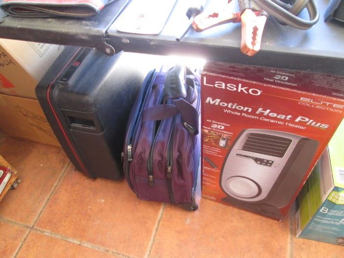 Luggage, Totes and Small Heater