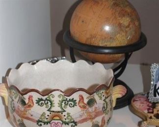 Decorative items and Globe