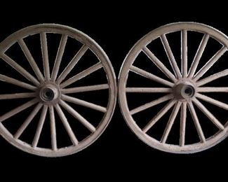 Vintage 42" Wagon Wheels