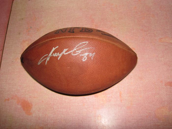 Herman Moore Signed Game Ball