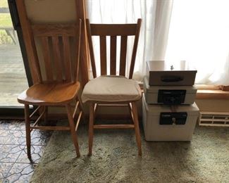 Chairs, Safe Boxes