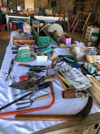 Tools, Garage items