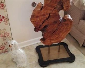 Wood sculpture