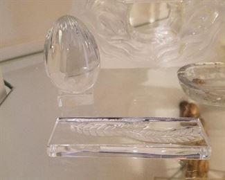 Lalique and Baccarat