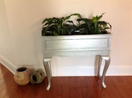 Silvered Plant Stand