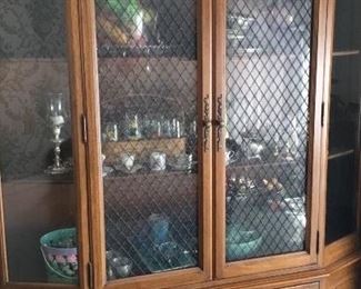 VINTAGE DAVIS CABINET CO. CHINA HUTCH