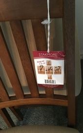 STAKMORE FOLDING CHAIR (4 AVAILABLE)