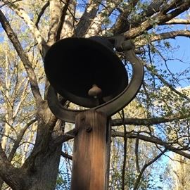 CAST IRON BELL AND POST
