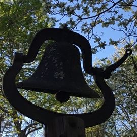 CAST IRON BELL AND POST