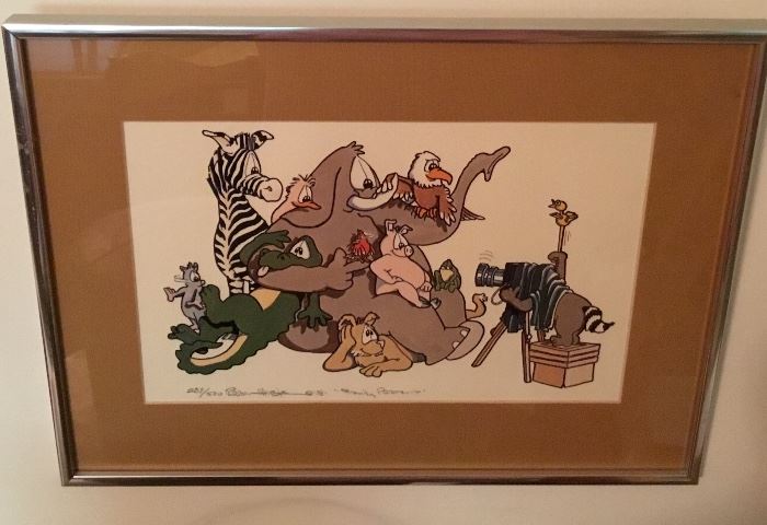 S/N FRAMED ART