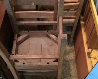 VINTAGE SCHOOL CHAIRS