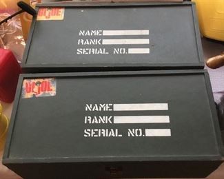 VINTAGE GI JOE FOOTLOCKERS
