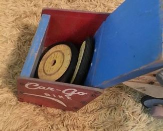 VINTAGE PLAYSKOOL CAR-GO BIKE