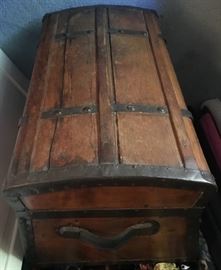 ANTIQUE JENNY LIND TRUNK