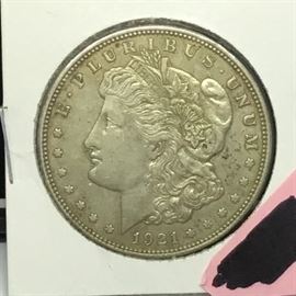 1921 MORGAN SILVER DOLLAR