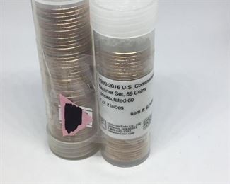 UNCIRCULATED QUARTER SET