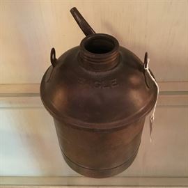 ANTIQUE "EAGLE" RAILROAD OIL CAN