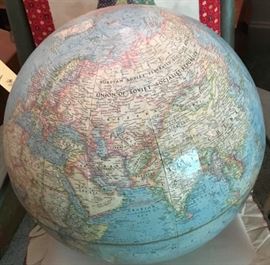 VINTAGE LARGE GLOBE