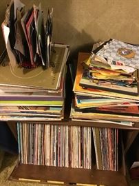 VINTAGE VINYL AND CABINET