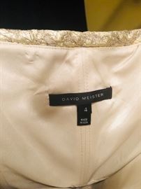 David meister gown size 4