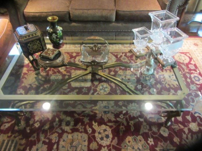 TABLE NOT FOR SALE BUT ALL DECORATIVE ITEMS ON IT ARE!