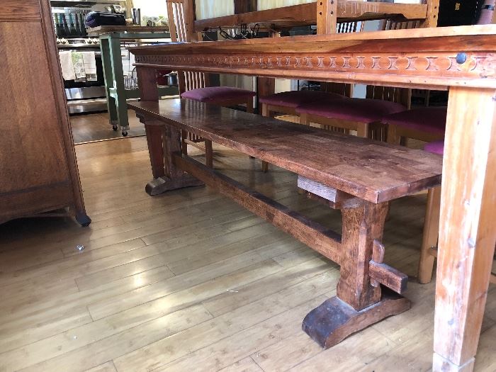 Dining table bench 