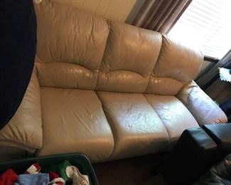 Leather Sofa $ 280.00