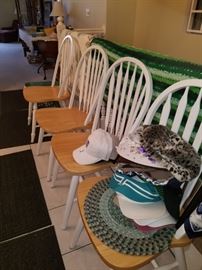 Chairs (5) $15 each, $55 for all.