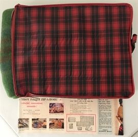 Troy Fringed Zip-A-Robe Blanket