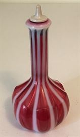 Art Glass Bottle with Stopper