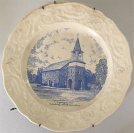 Organ Lutheran Church Plate, Salisbury NC