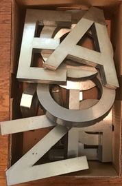 Large Metal Letters