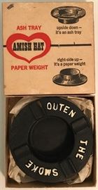 Amish Hat Ashtray/Paperweight