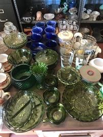 Assorted Glassware
