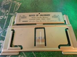 Salisbury, N.C. Advertising Calendar Holder