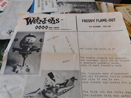 Weird-ohs Model Kit Instruction Sheet