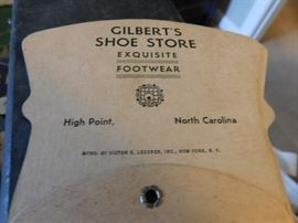 Gilberts Shoe Store Ad Fan(High Point, N.C.)