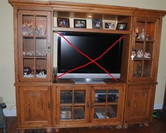 Broyhill Attic Heirlooms Entertainment set - 3 pieces TV NOT being SOLD
