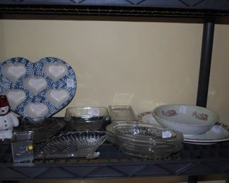 Assorted glass ware and china