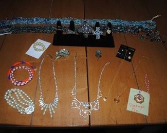 Small selection of costume jewelry that will be available!