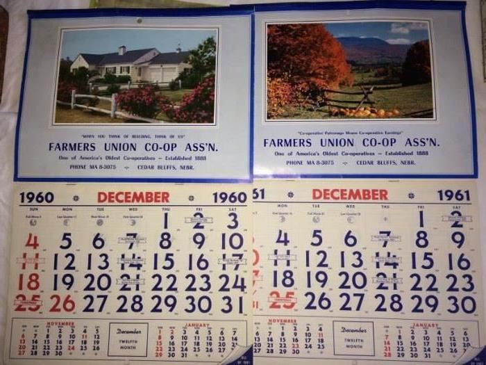 Vintage Calendars 