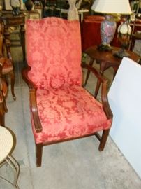MAHOGANY ARM CHAIR