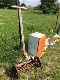 Vintage Manual Lawnmower