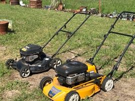 Both mowers in running condition.