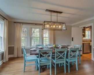 dining table and chairs