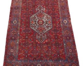  SemiAntique HandKnotted Bijar Carpet 