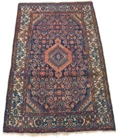 Antique HandKnotter Malayer Carpet, ca. 1920s 